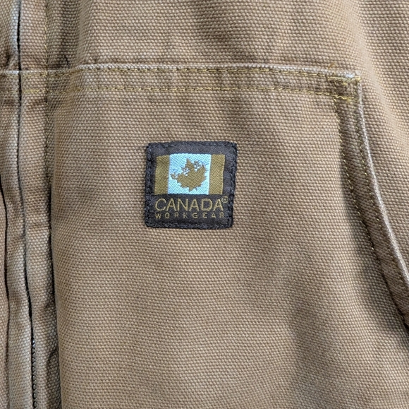 Canada Workgear Men's Heavy Duty Hooded Coat Size Large - Picture 4 of 13